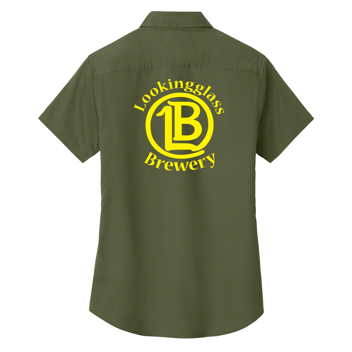 Lookingglass Brewery Women's Short Sleeve - Clover Green