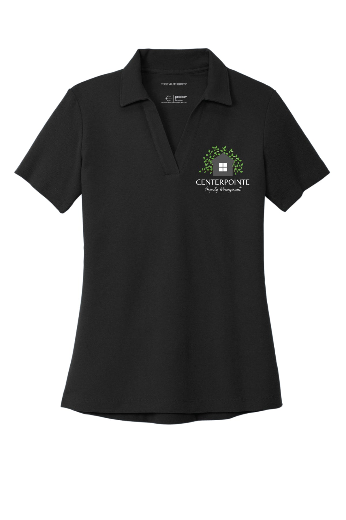 CPM Women's Cotton Blend Polo - LK867 Black