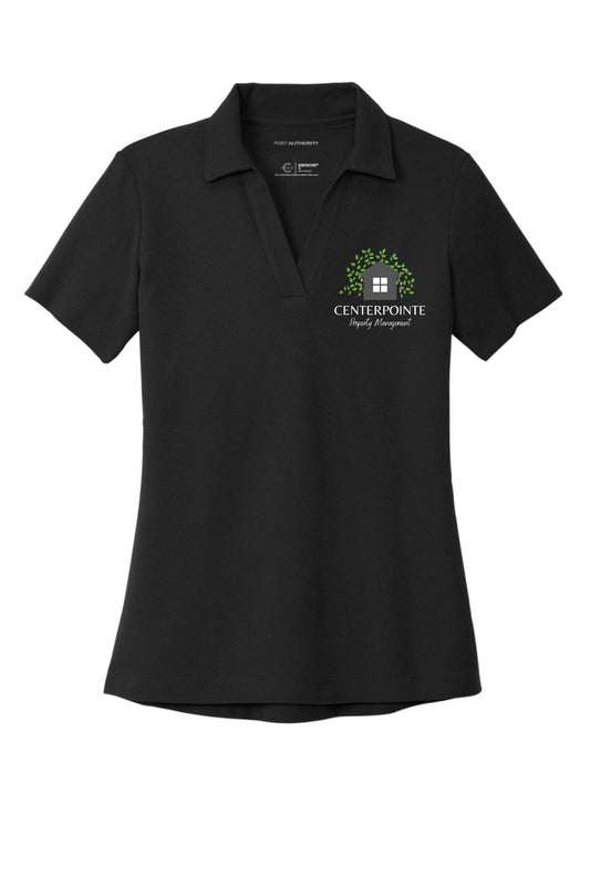 CPM Women's Cotton Blend Polo - LK867 Black