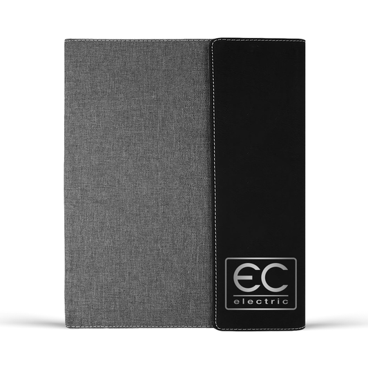 EC Electric Engraved Portfolio - Full Size Portfolio Gft