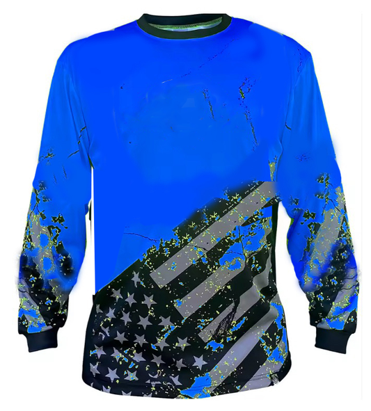 Diamond Roofing Sublimated Long Sleeve Shirt - Custom Printed