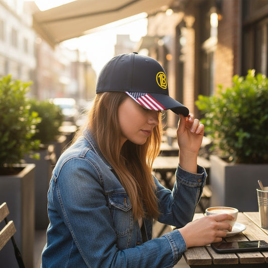 Looking Glass Brewery Flag Bill Embroidered Hat - AM350 Kati