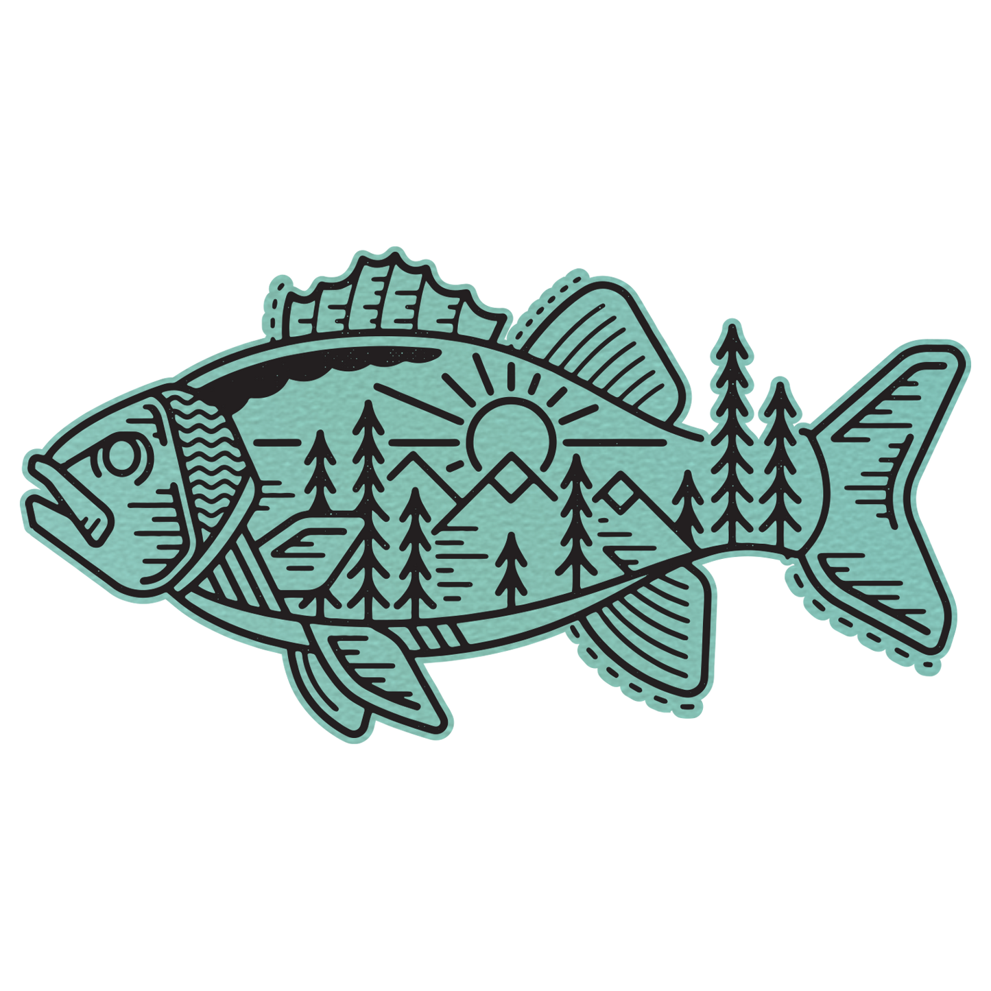 Granite State Apparel - Tribal Fish Patch