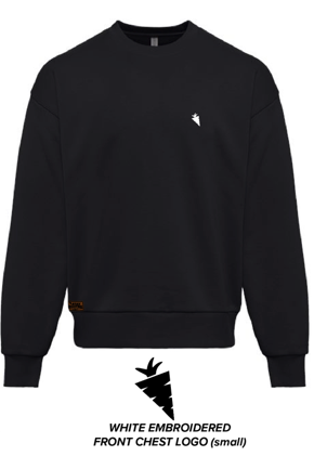 Carrot Company Retreat WOMENS Crewneck NL9087 Black