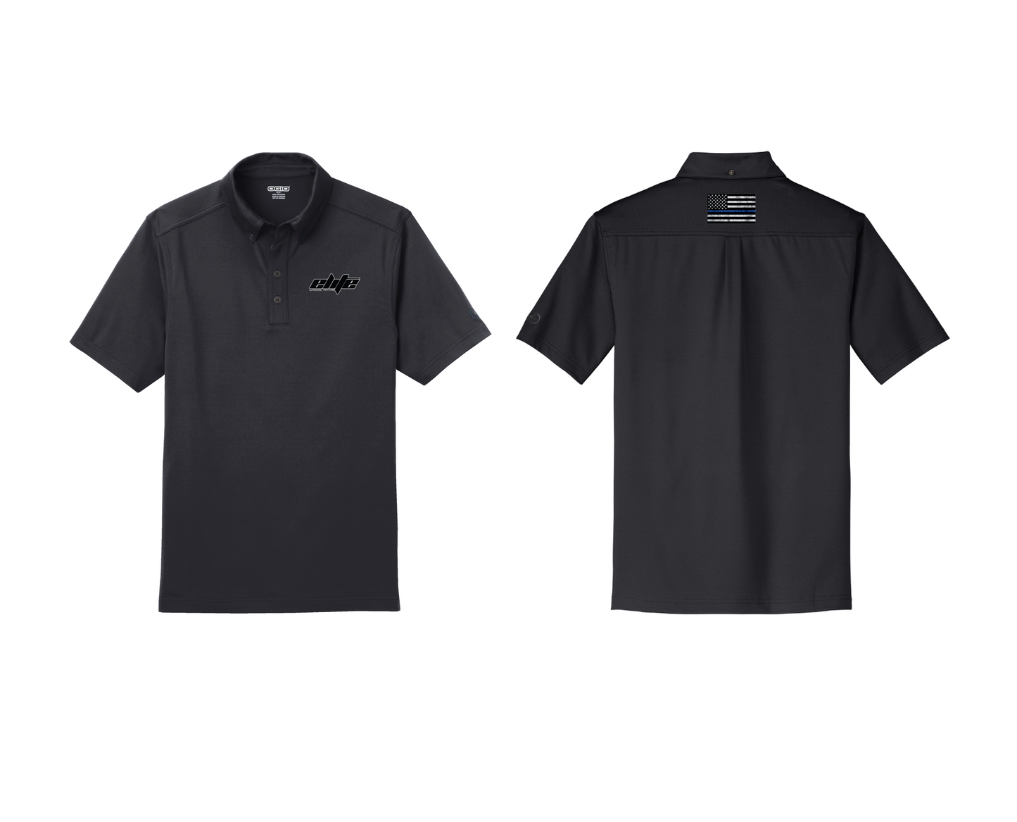 Elite Embroidered Polo - OG122 Blacktop