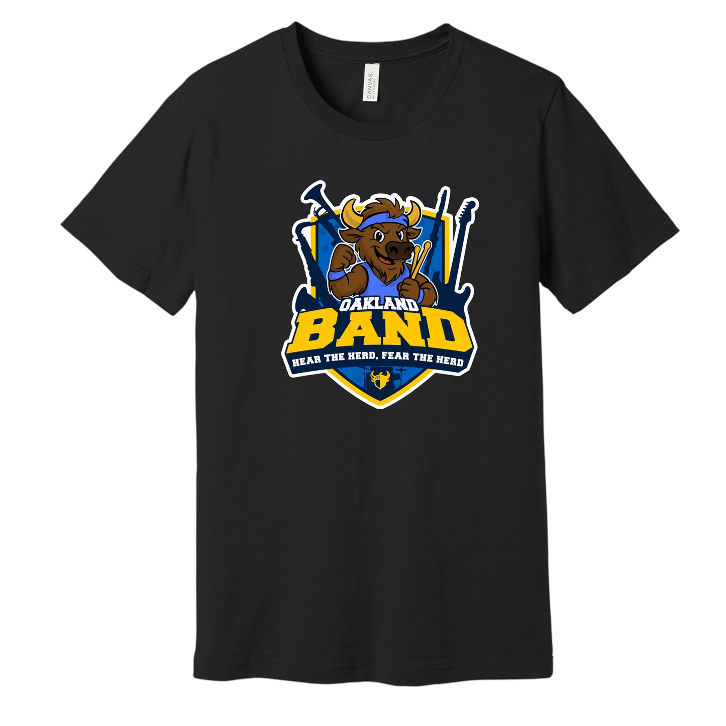 Oakland Band TShirt -3001 Black