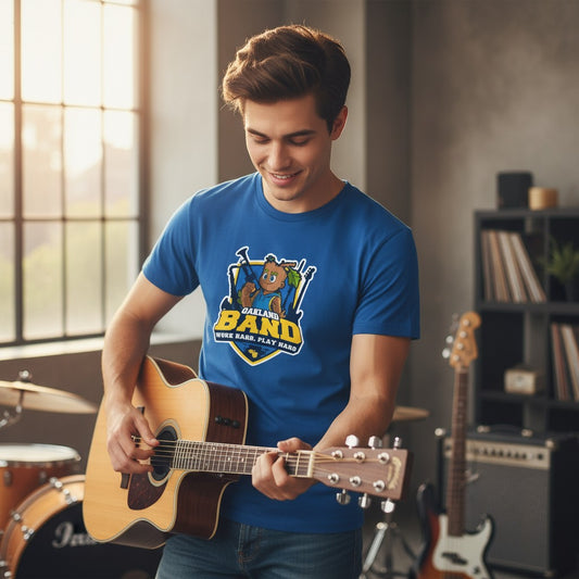 Oakland Band TShirt -3001 True Royal