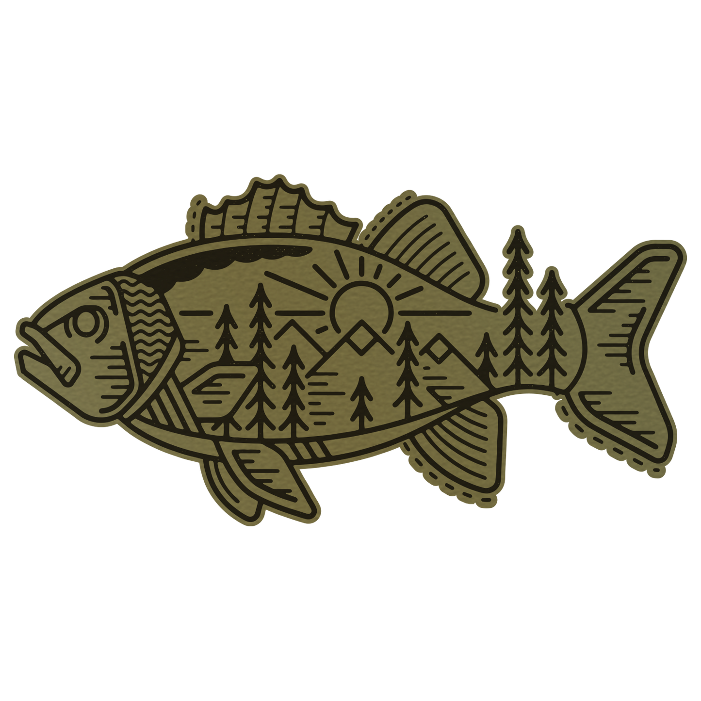 Granite State Apparel - Tribal Fish Patch