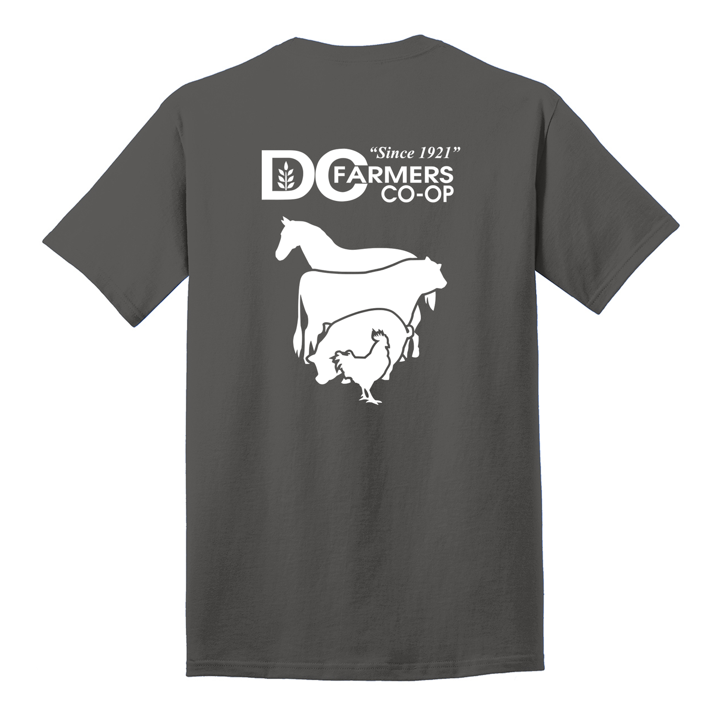 DC Co-op Employee Tshirt TALL - PC54T Charcoal
