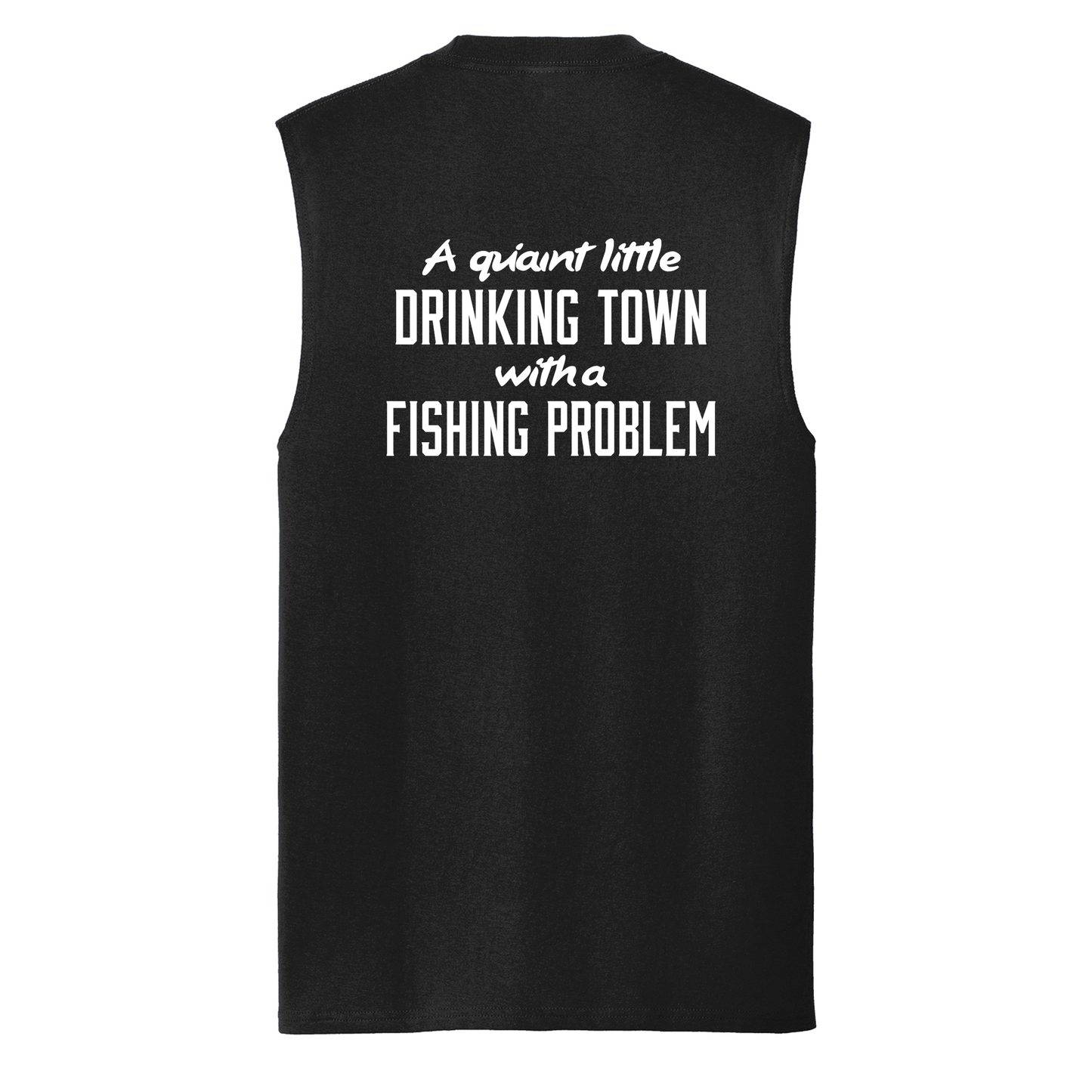 Port Hole Cafe Men's Tank top - PC54SL Black