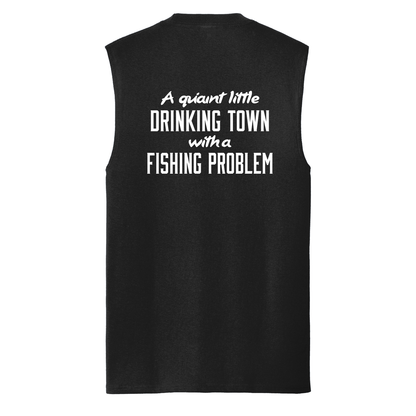 Port Hole Cafe Men's Tank top - PC54SL Black