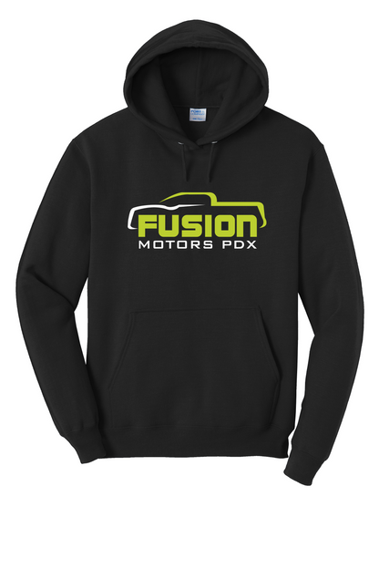 Fusion Motors Logo Hoodie Neon Yellow/White - Port PC78H Black