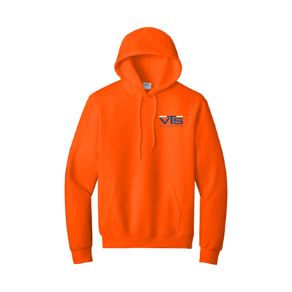 Valley Tel Safety Orange Hoodie -Port & Company PC90H