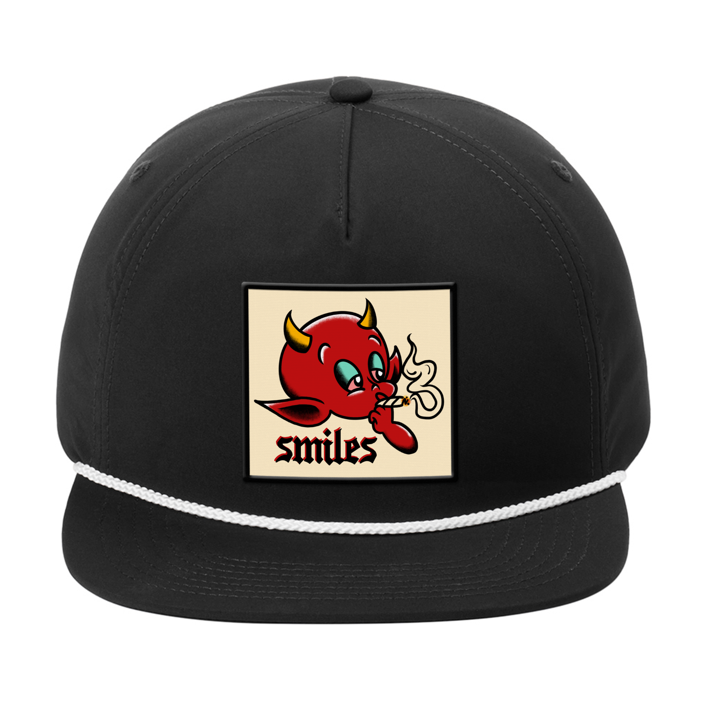 Smiles Little Devil 5 panel rope Hat - C981 Port Authority