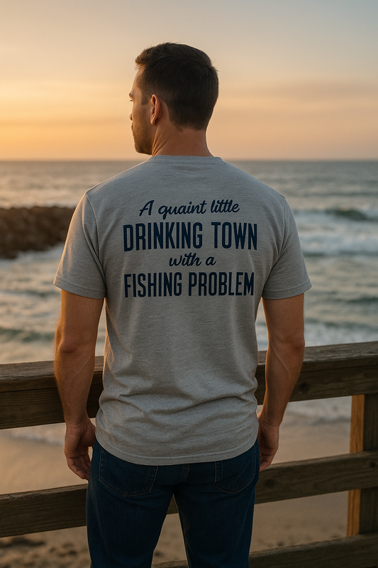 Port Hole Cafe Men's TShirt - PC54 Heather Gray