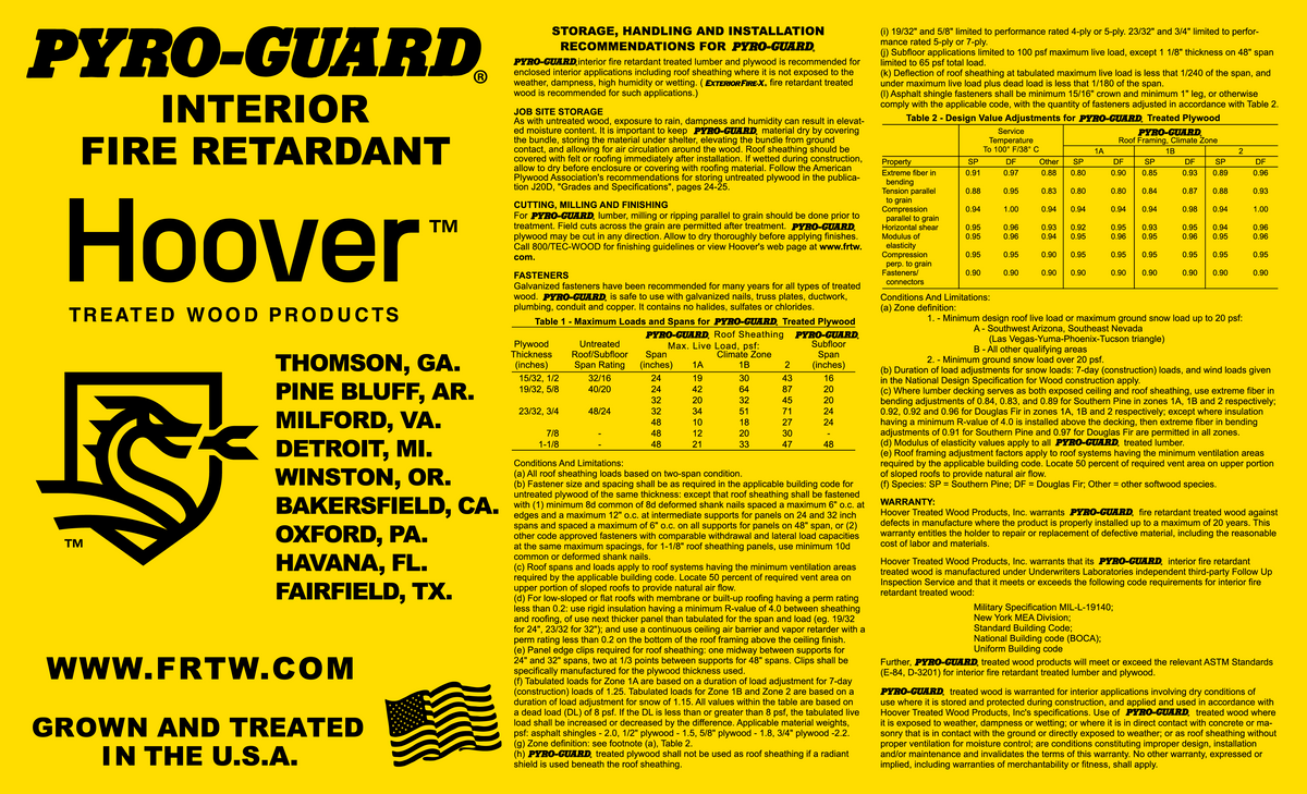Pyro Gaurd Pyro Guard Placards – Vital Signs NW