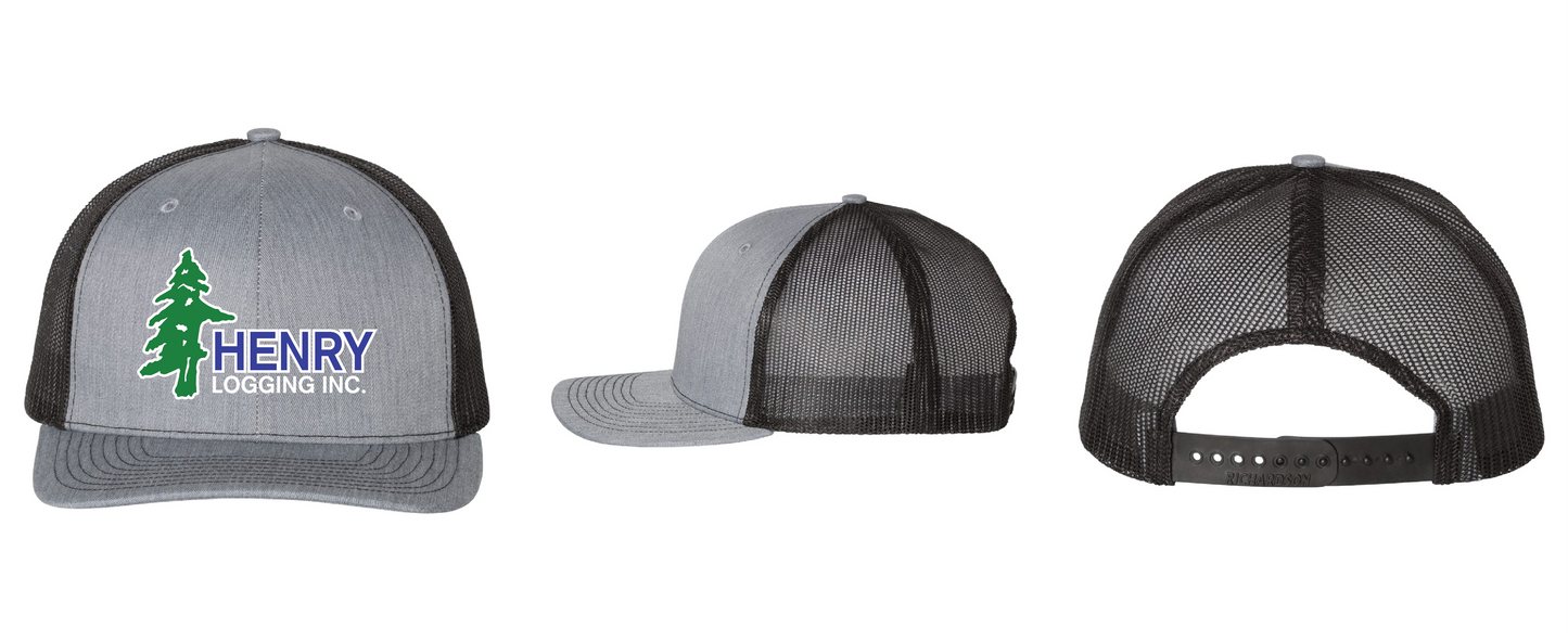 Henry Logging Embroidered Hat - Richardson Hat 112