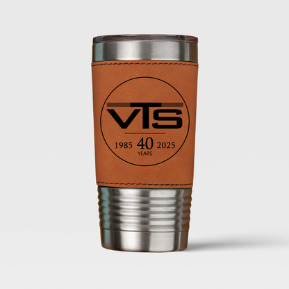Valley Tel 20oz Leatherette Tumbler