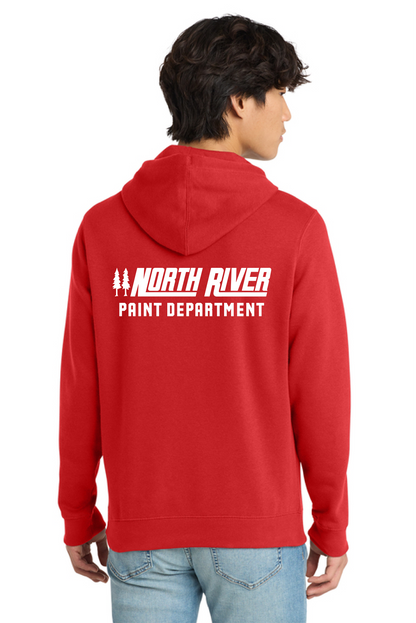 North River Paint Dept. Hooded Sweatshirt - DT6100 Red