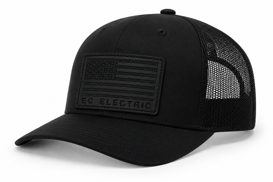 EC Electric Black Flag Patch — Richardson 110 R-Flex