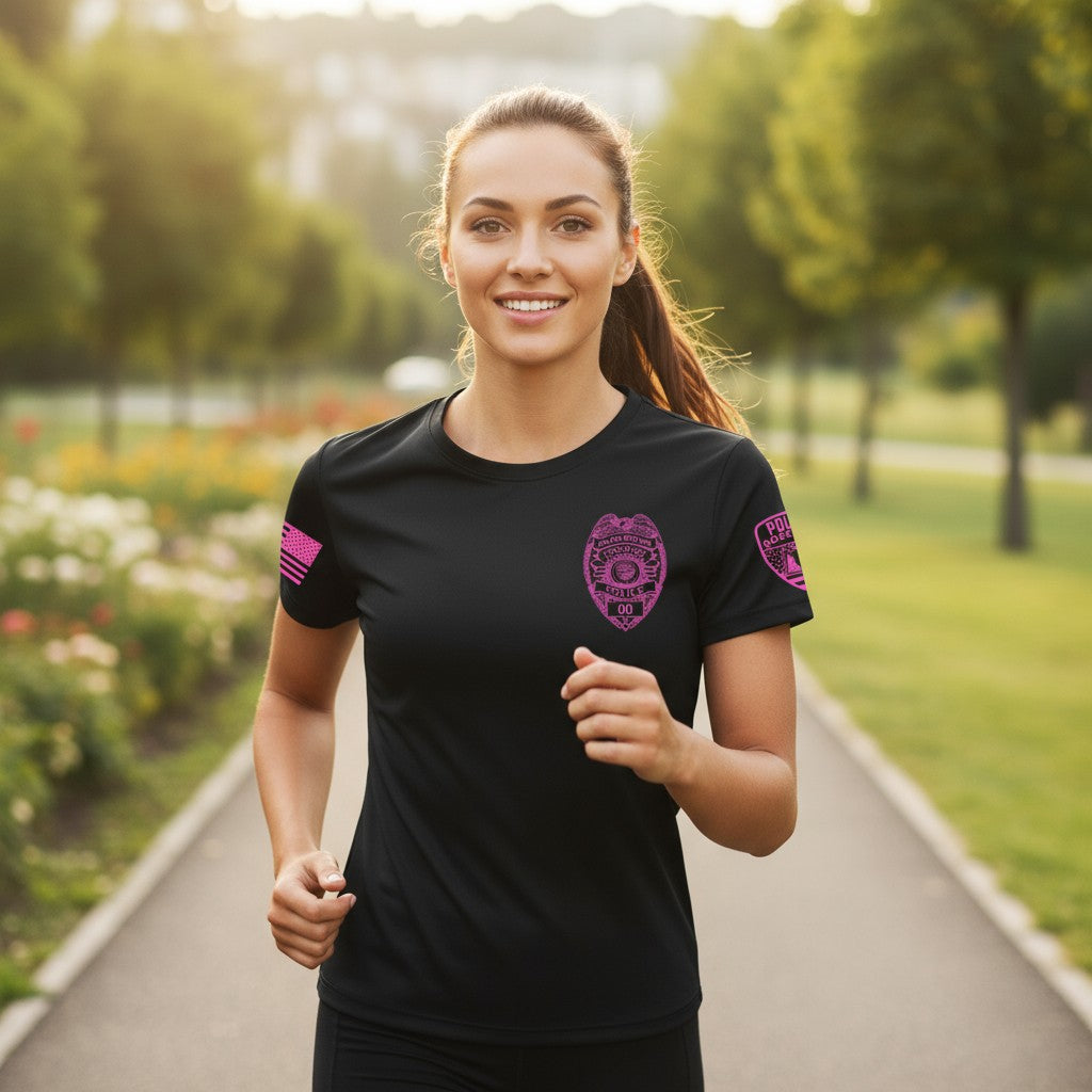 Roseburg PD Breast Cancer Performance shirt - A4N3142