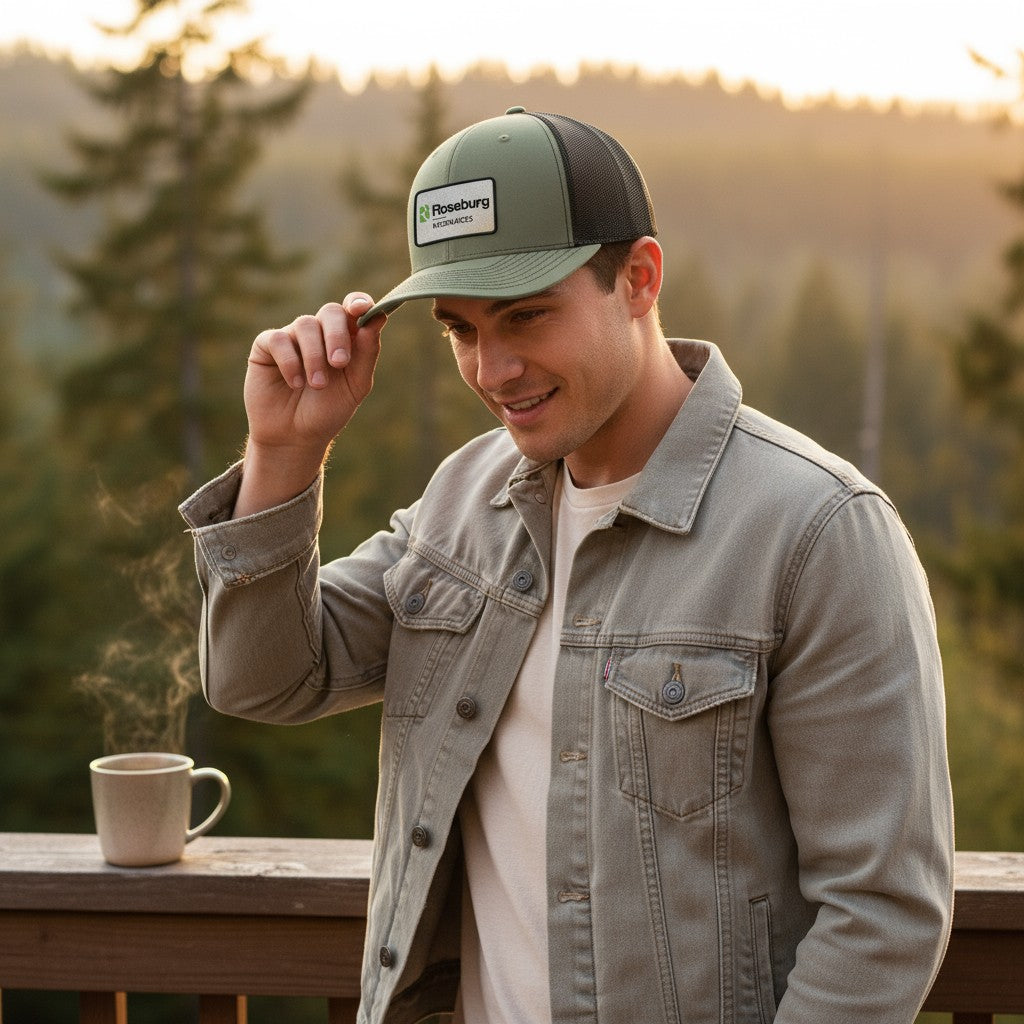 Roseburg Forest Resources Embroidered Patch Hat - Richardson 112