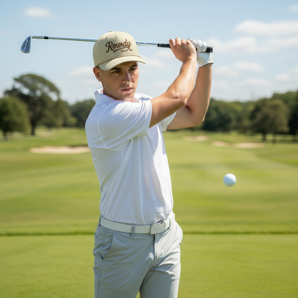 Rowdy Golf Embroidered Rope Hat - Richardson 355