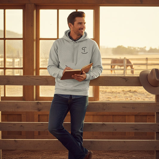 Tyler Potter Powerblend Hooded Sweatshirt – S700, Light Steel