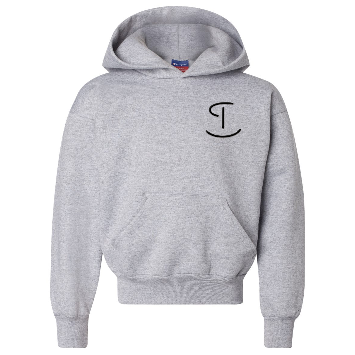 Tyler Potter Youth Powerblend Hooded Sweatshirt – S790, Light Steel