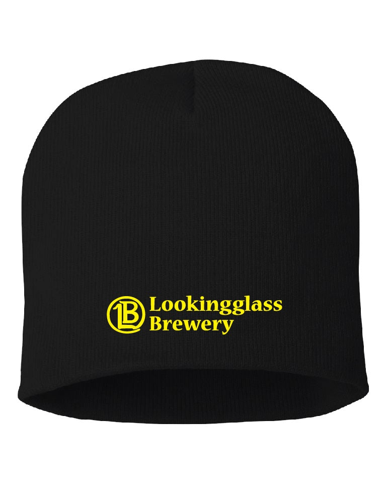 Lookingglass Brewery Embroidered Patch Skull Beanie - SP08 Sportsman
