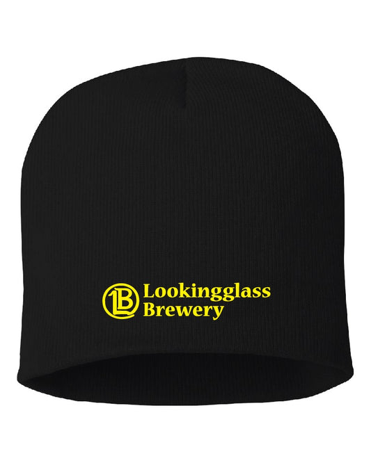 Lookingglass Brewery Embroidered Patch Skull Beanie - SP08 Sportsman
