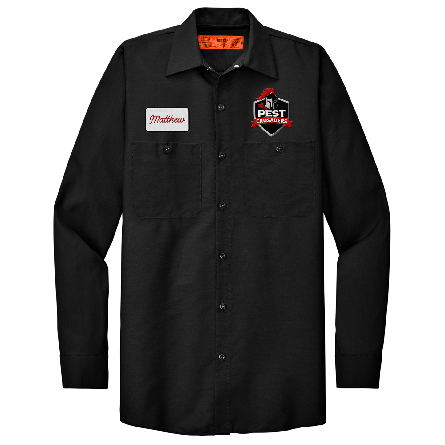 Pest Crusaders Long Sleeve Work Shirt - SP14 Black