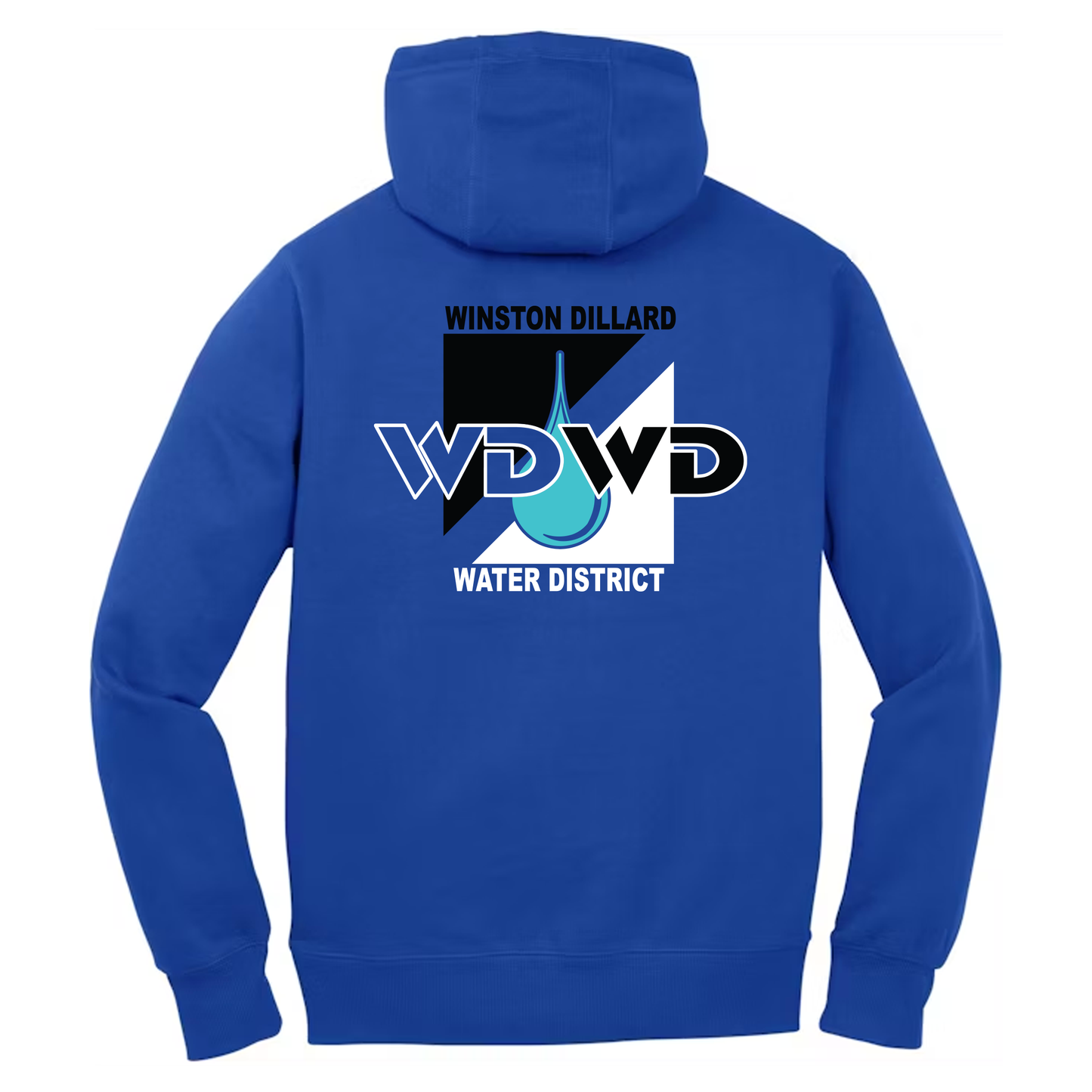 Winston Dillard Water District Printed Hoodie - Sport Tek ST254 True Royal