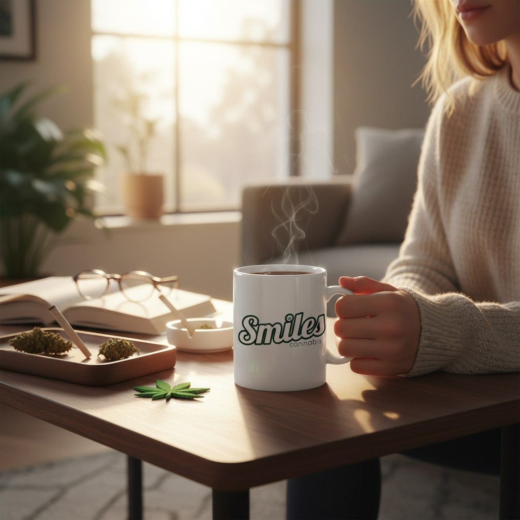 Smiles Printed Coffee Cup - 11oz Coffee mug