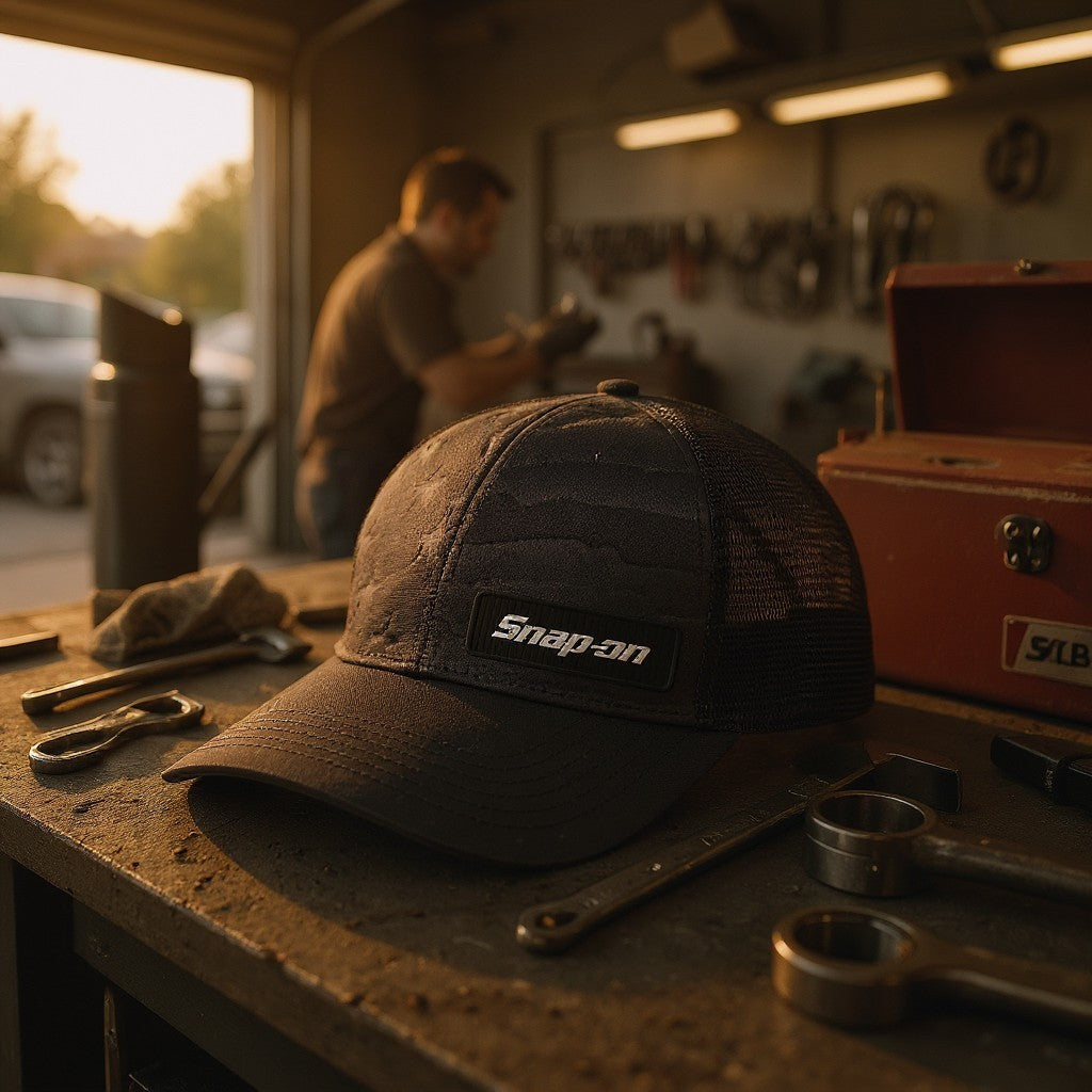 Snap-On Hoodie and Hat Bundle - DT6100 Black and Outdoor Cap USA-751M