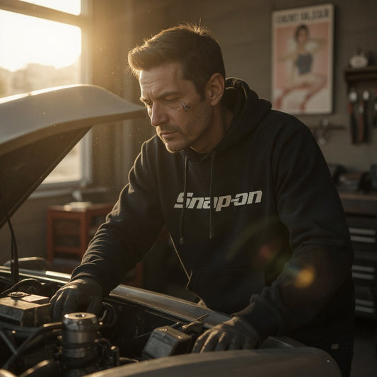 Snap-On Hooded Sweatshirt - DT6100 Black