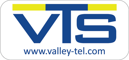 Valley Tel Stickers (3" x 1.4" Pack of 400)