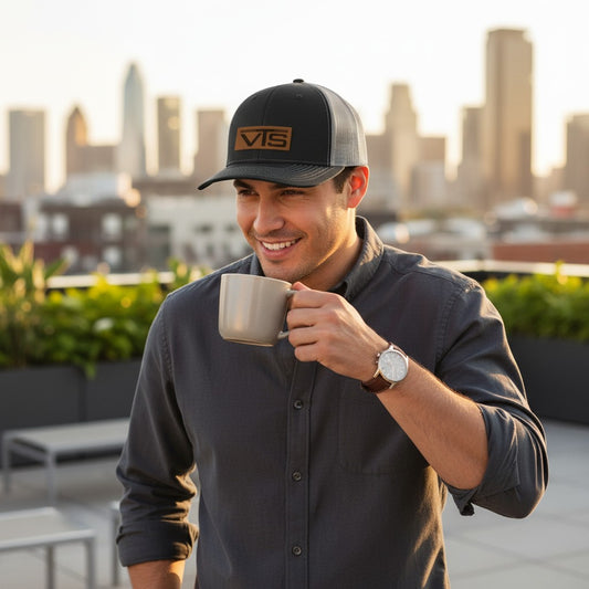 Valley Tel Leather Patch Hat - Richardson 112