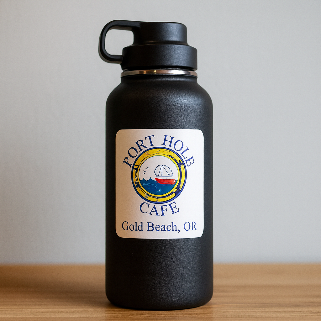 Port Hole Cafe Die Cut Decals 3.5 x3.5