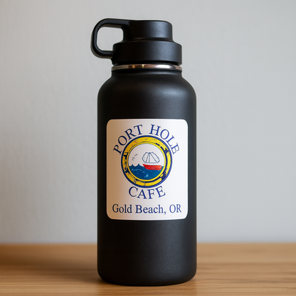 Port Hole Cafe Die Cut Decals 3.5 x3.5