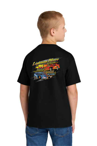 Lightning Mccoy Logo Youth TShirt - Black PC61y