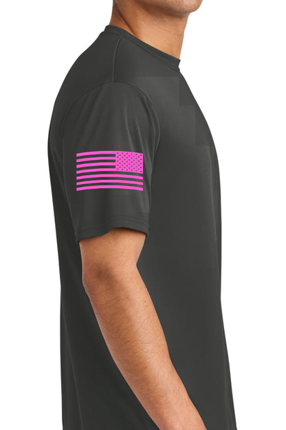 Winston PD Graphite Breast Cancer Performance shirt - A4N3142 Graphite