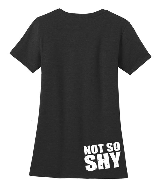 Two Shy Ladies Shirt -DM108L Black