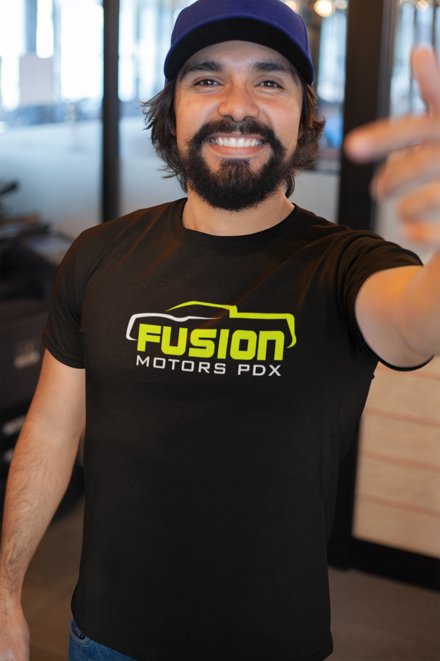 Fusion Motors Logo'd Shirt - 6410 Next Level Black