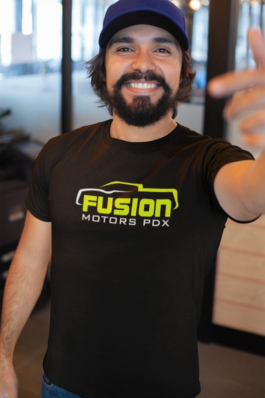 Fusion Motors Logo'd Shirt - 6410 Next Level Black